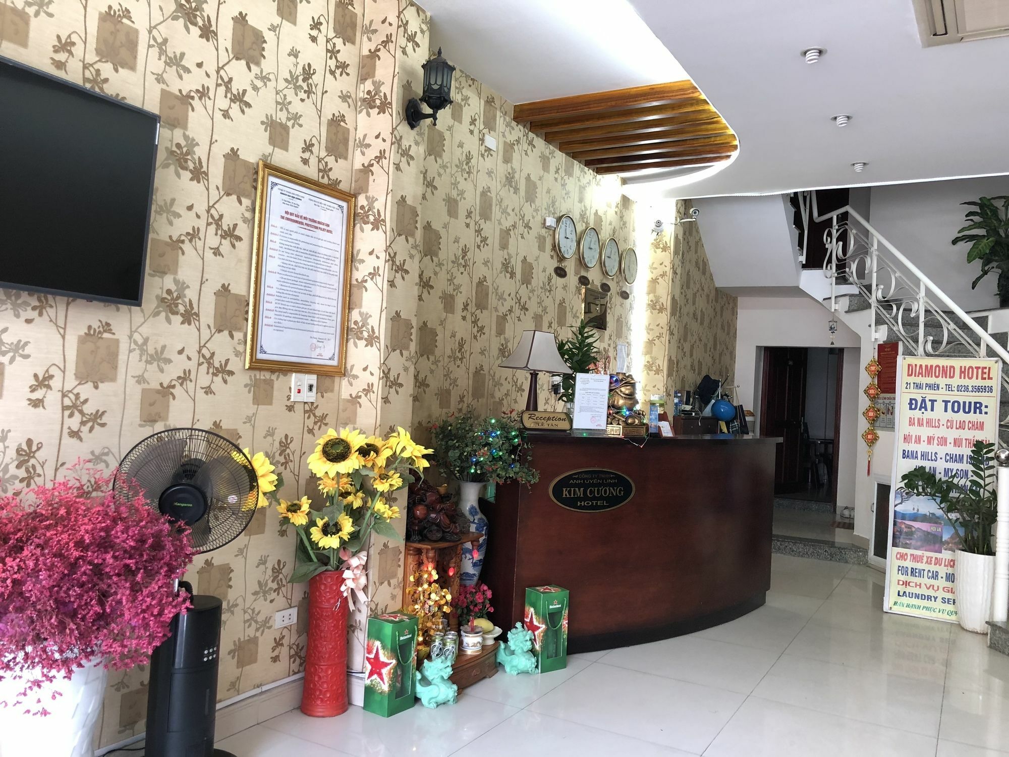 Kim Cuong Hotel Da Nang Exterior foto